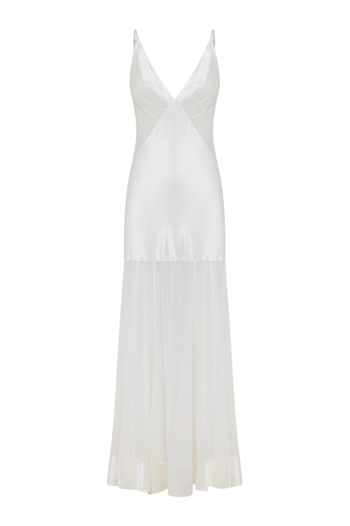 Moraya Plunged Maxi Dress