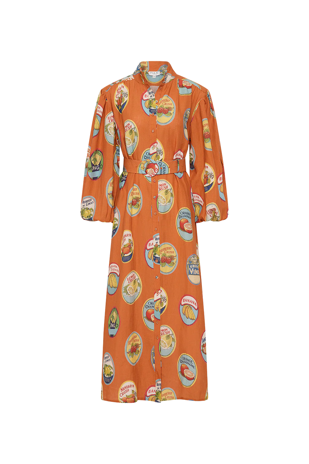 Noddy Dress - La Fruta Orange
