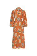 Noddy Dress - La Fruta Orange