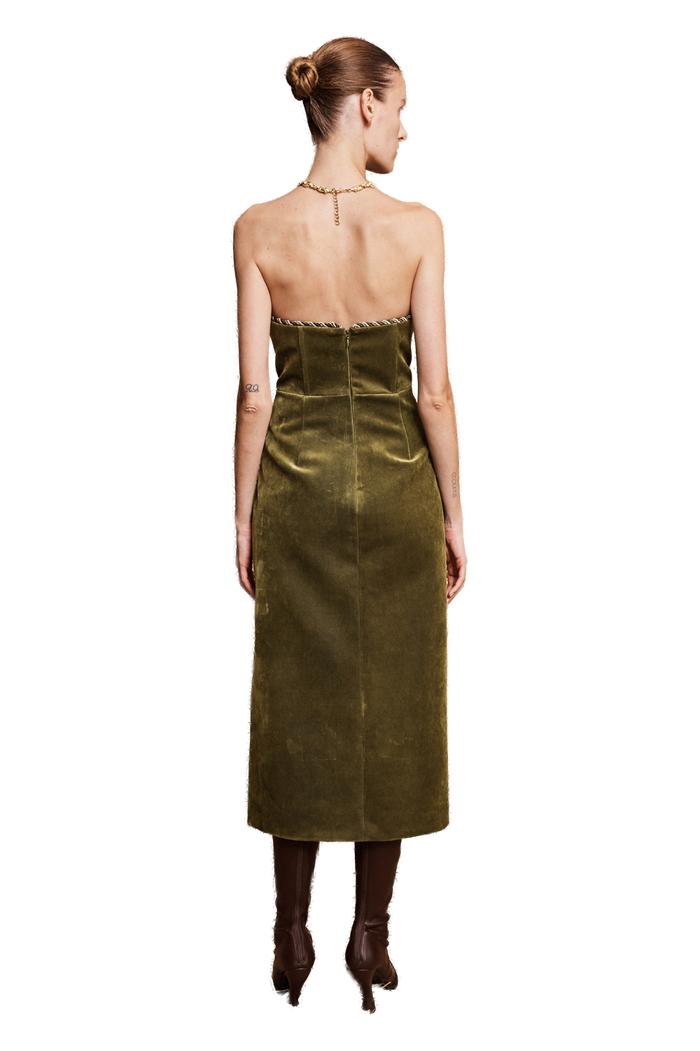 Odessa Embroidered Midi Dress