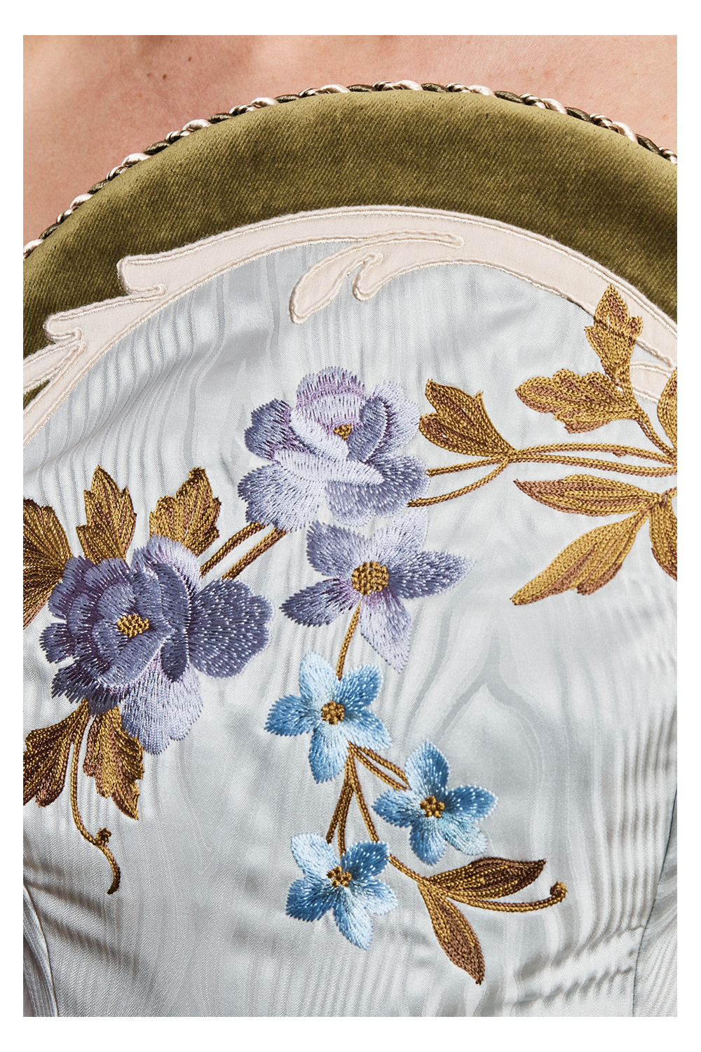 Odessa Embroidered Midi Dress