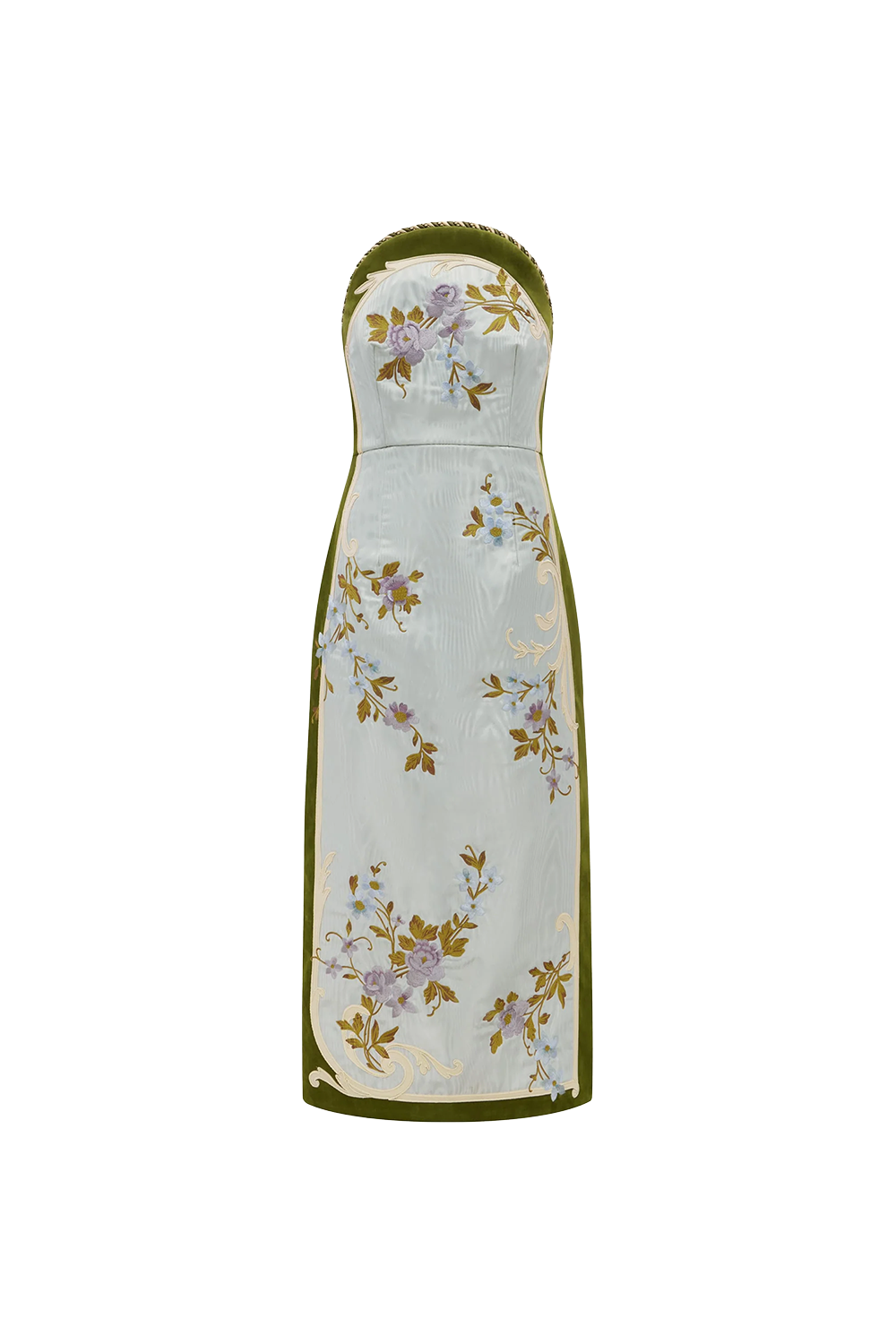 Odessa Embroidered Midi Dress