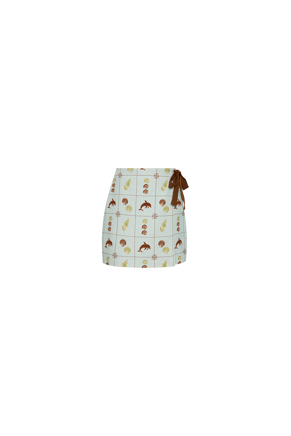 Rex Wrap Skirt - Seashell Tile