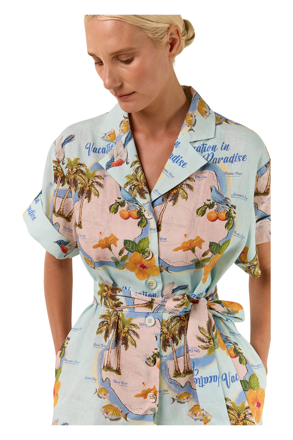 Rey Dress - Palm Paradise