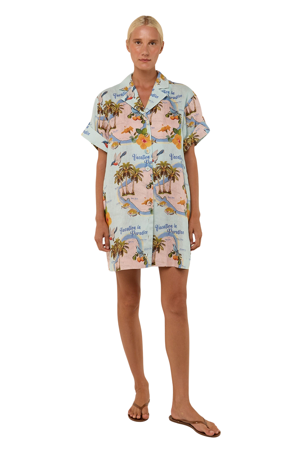 Rey Dress - Palm Paradise