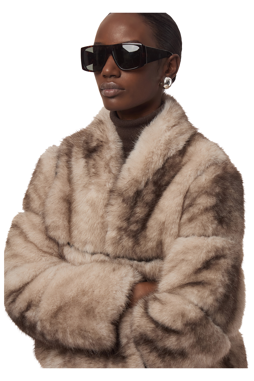 Sai Coat - Grey Mink
