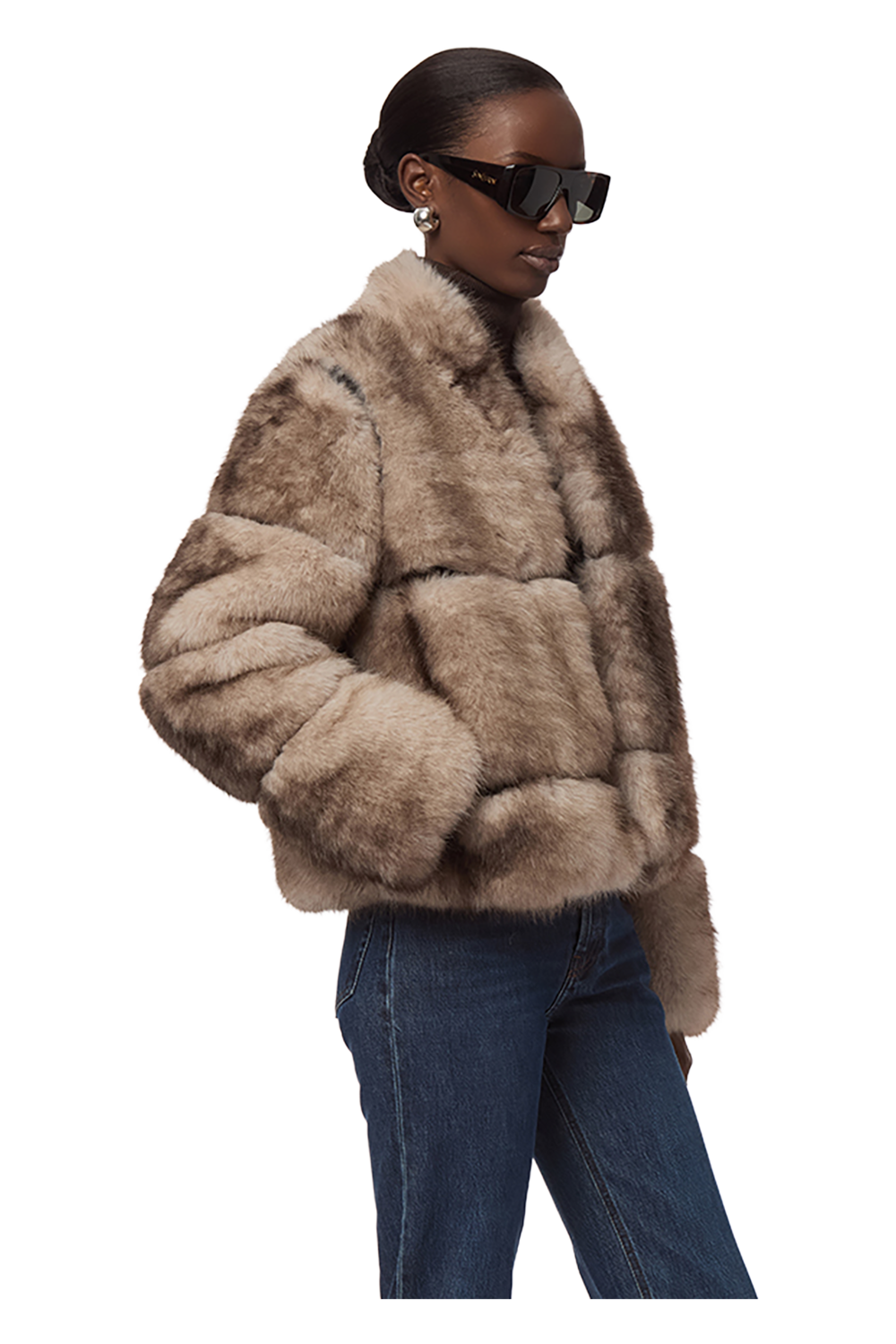 Sai Coat - Grey Mink
