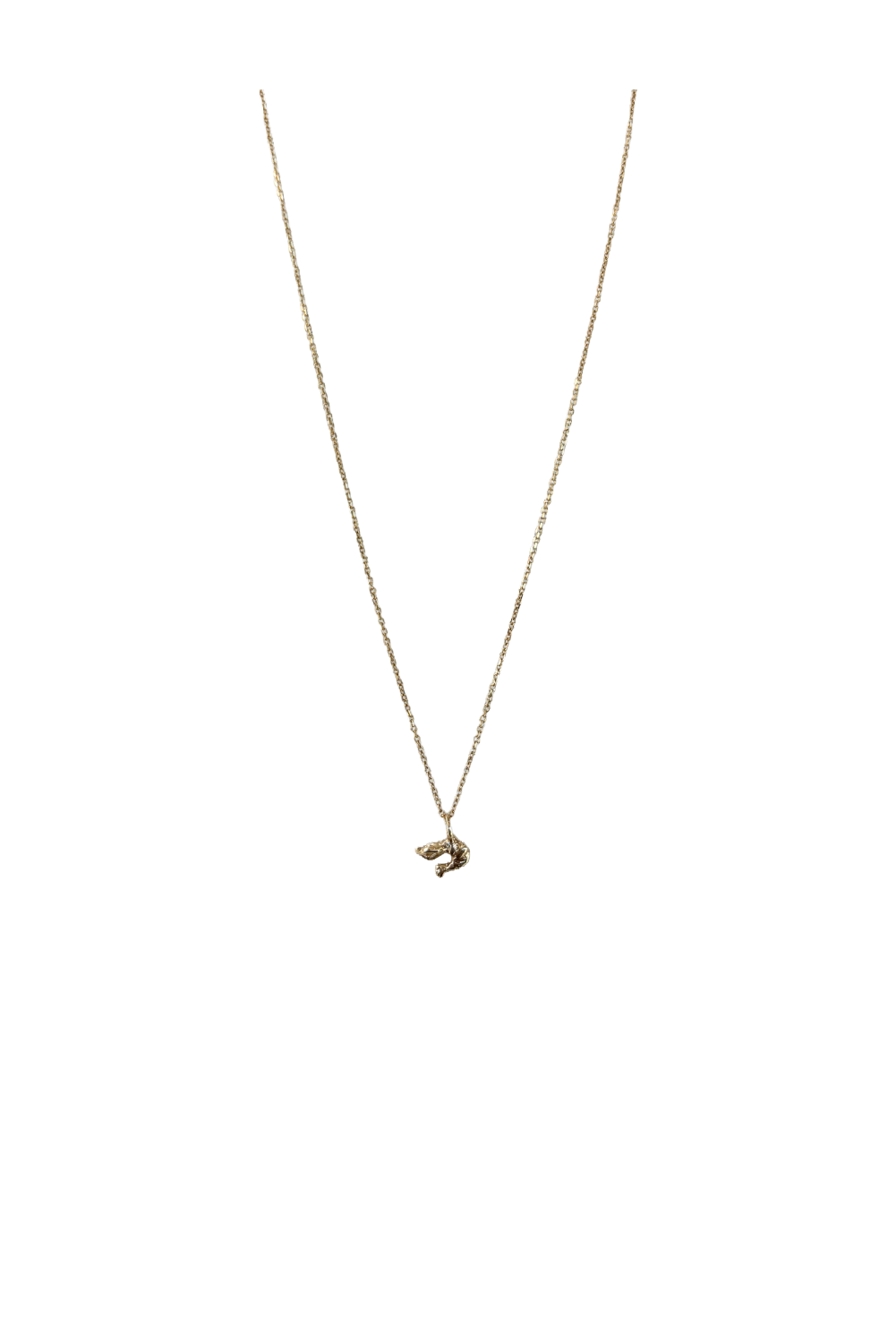 Shrimp Necklace - Gold