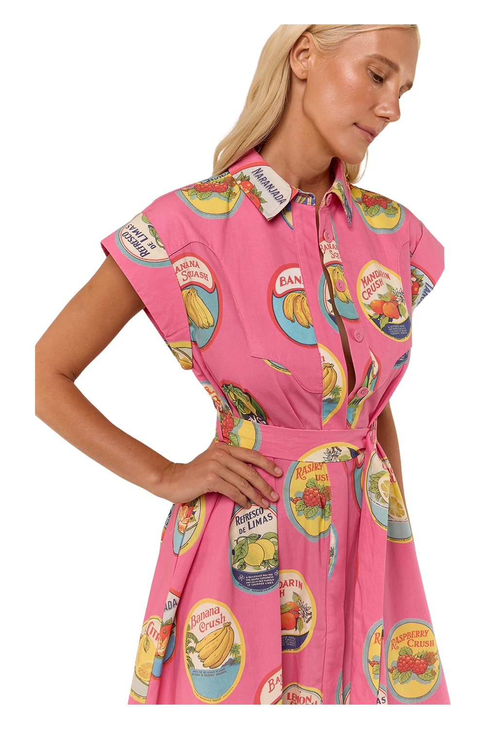 Siren Dress - La Fruta Pink