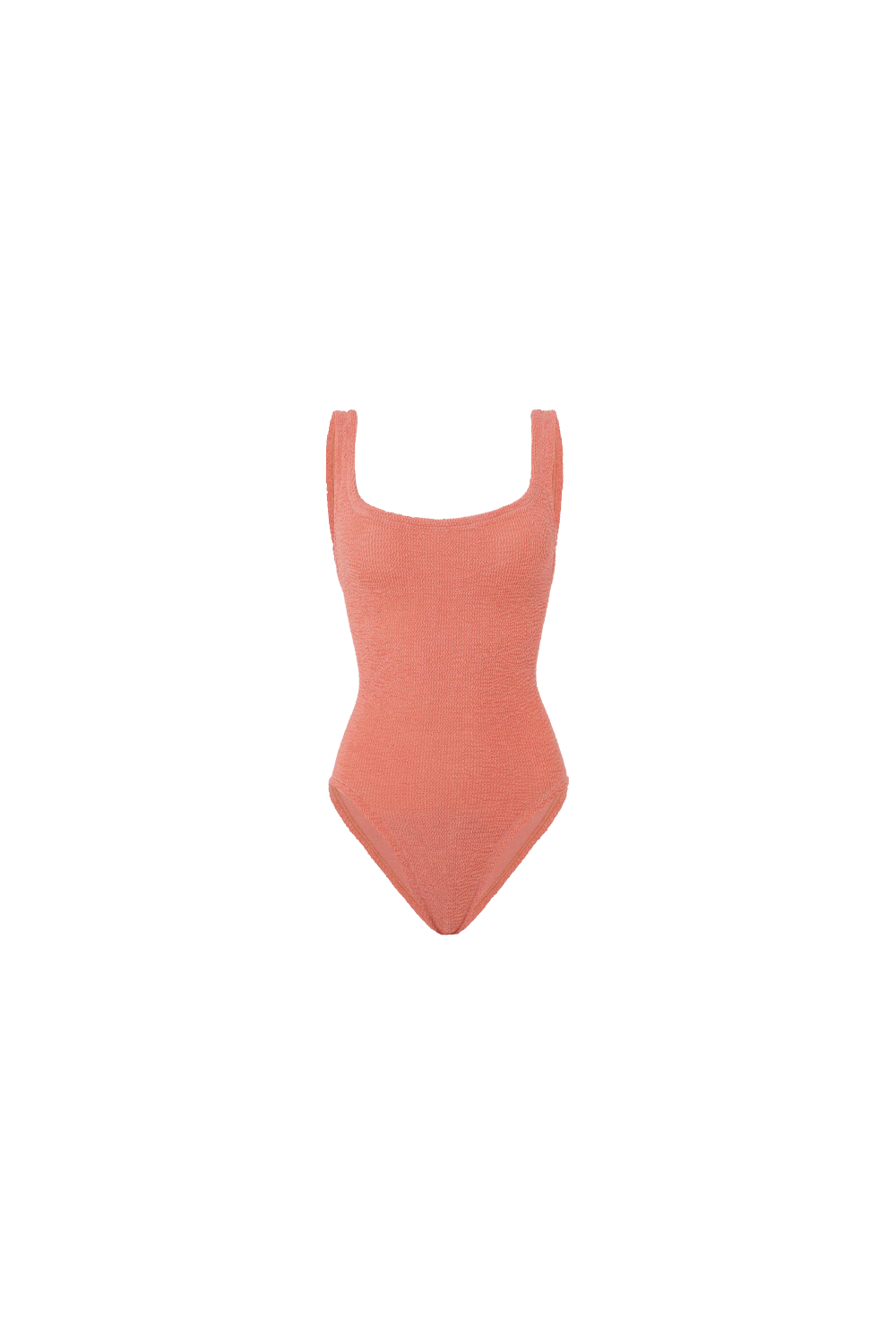 Square Neck Swim - Metallic Coral