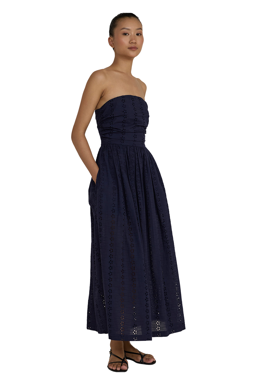 Strapless Tie Back Dress