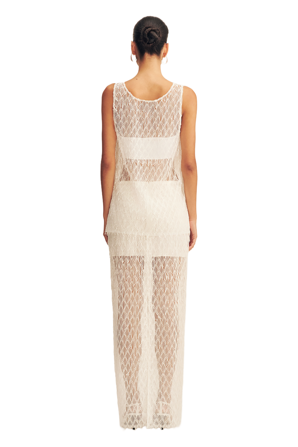 Talitha Fringe Skirt - Ivory
