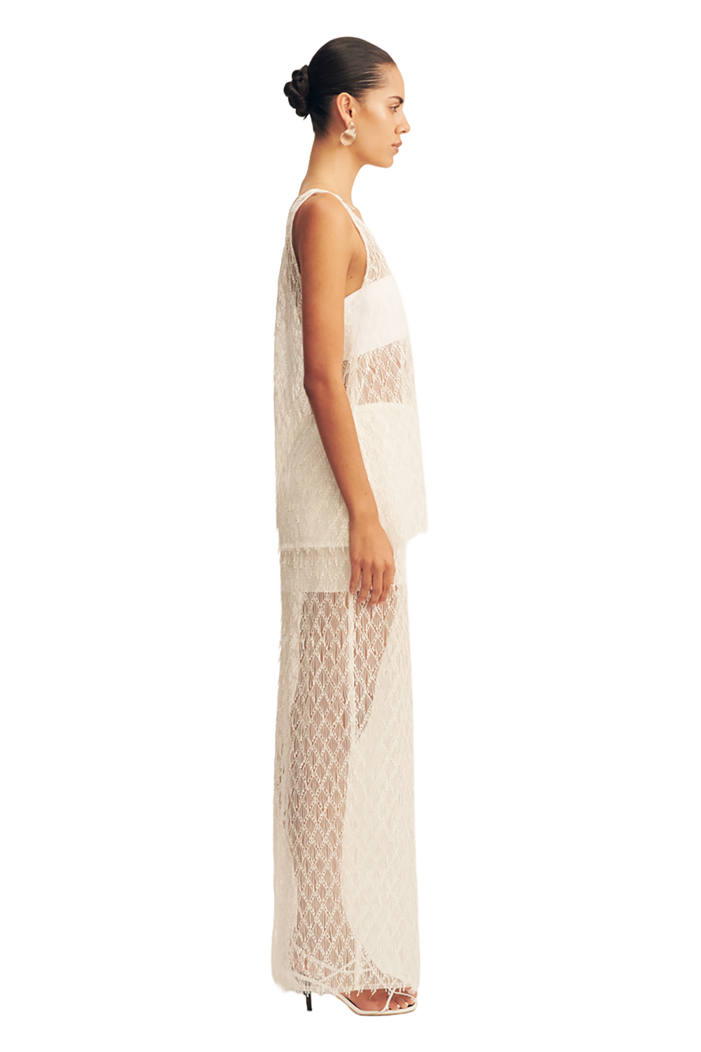 Talitha Fringe Skirt - Ivory