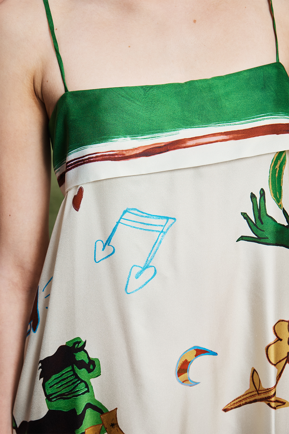 Tangible Love Silk Midi Dress