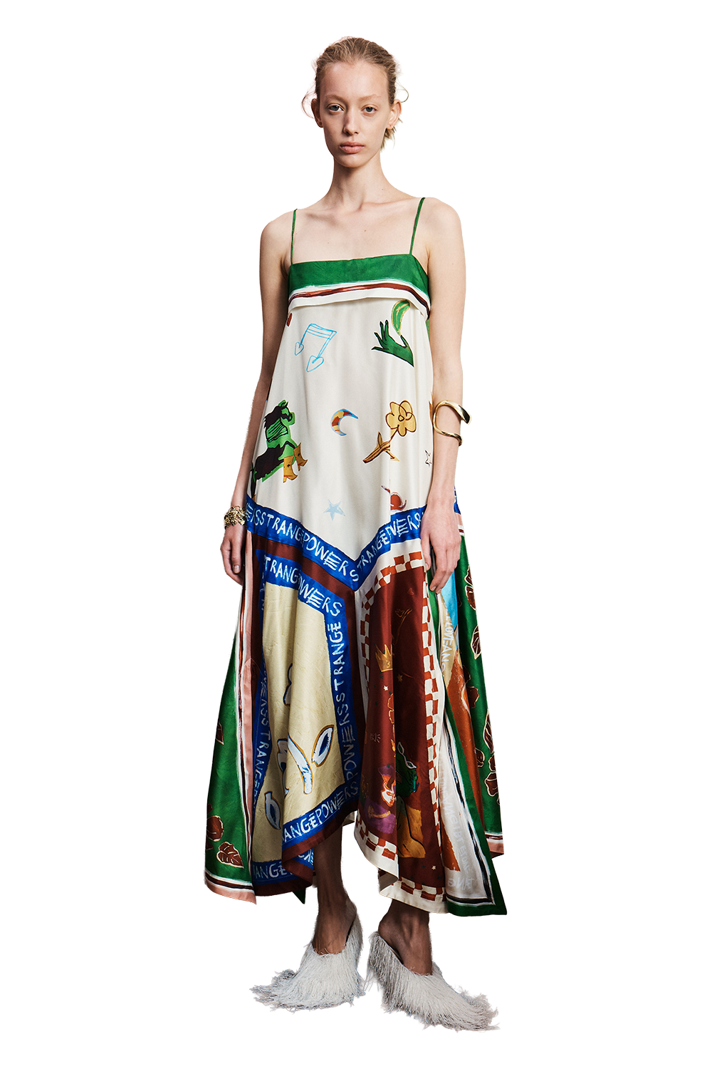 Tangible Love Silk Midi Dress