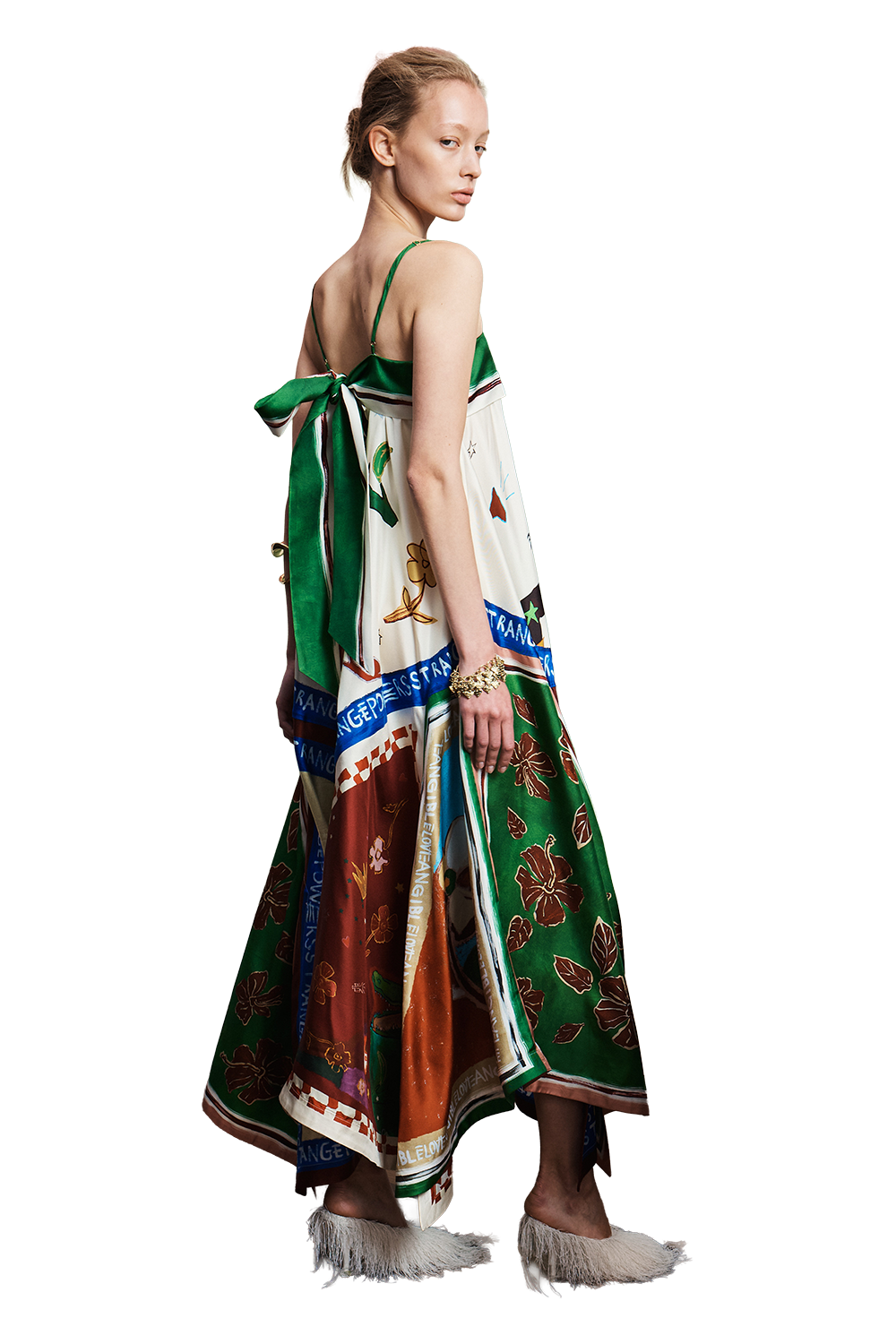 Tangible Love Silk Midi Dress