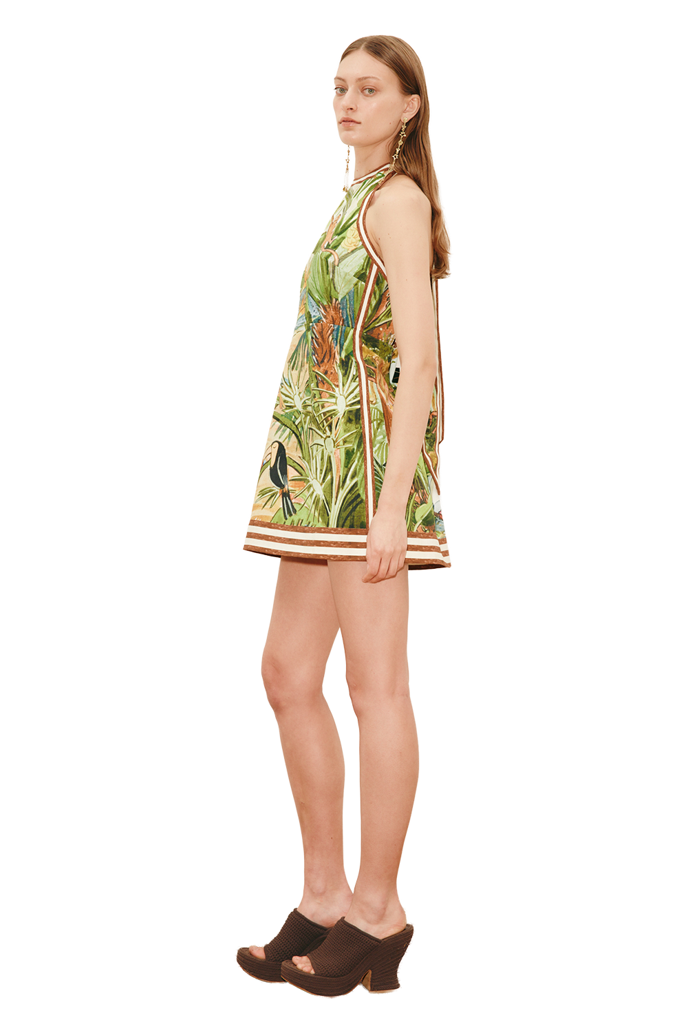 Toucan Tango Halter Mini Dress