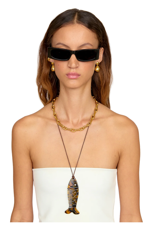 Trout Comb Necklace