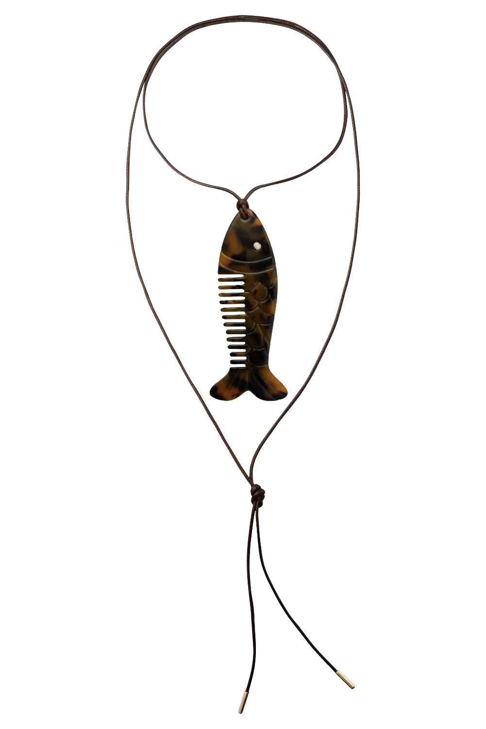 Trout Comb Necklace