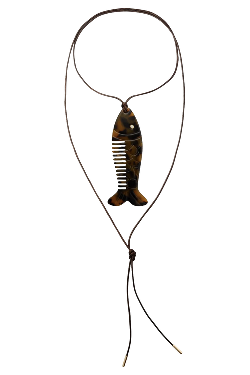 Trout Comb Necklace