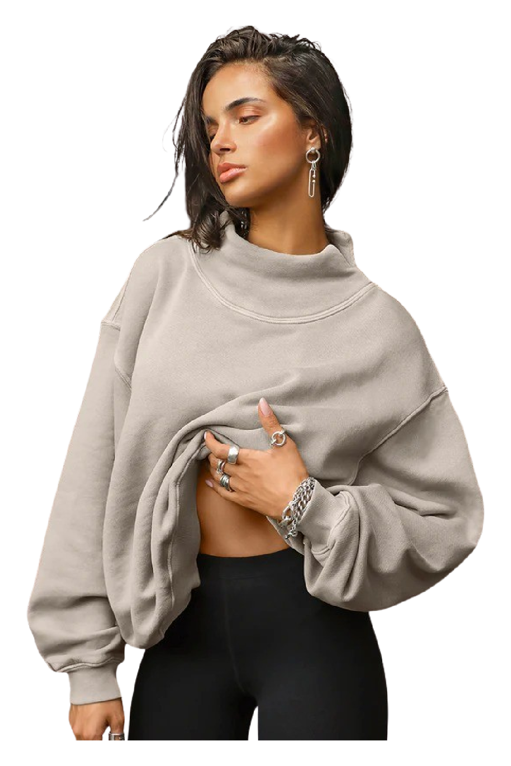 Turtleneck Sweatshirt