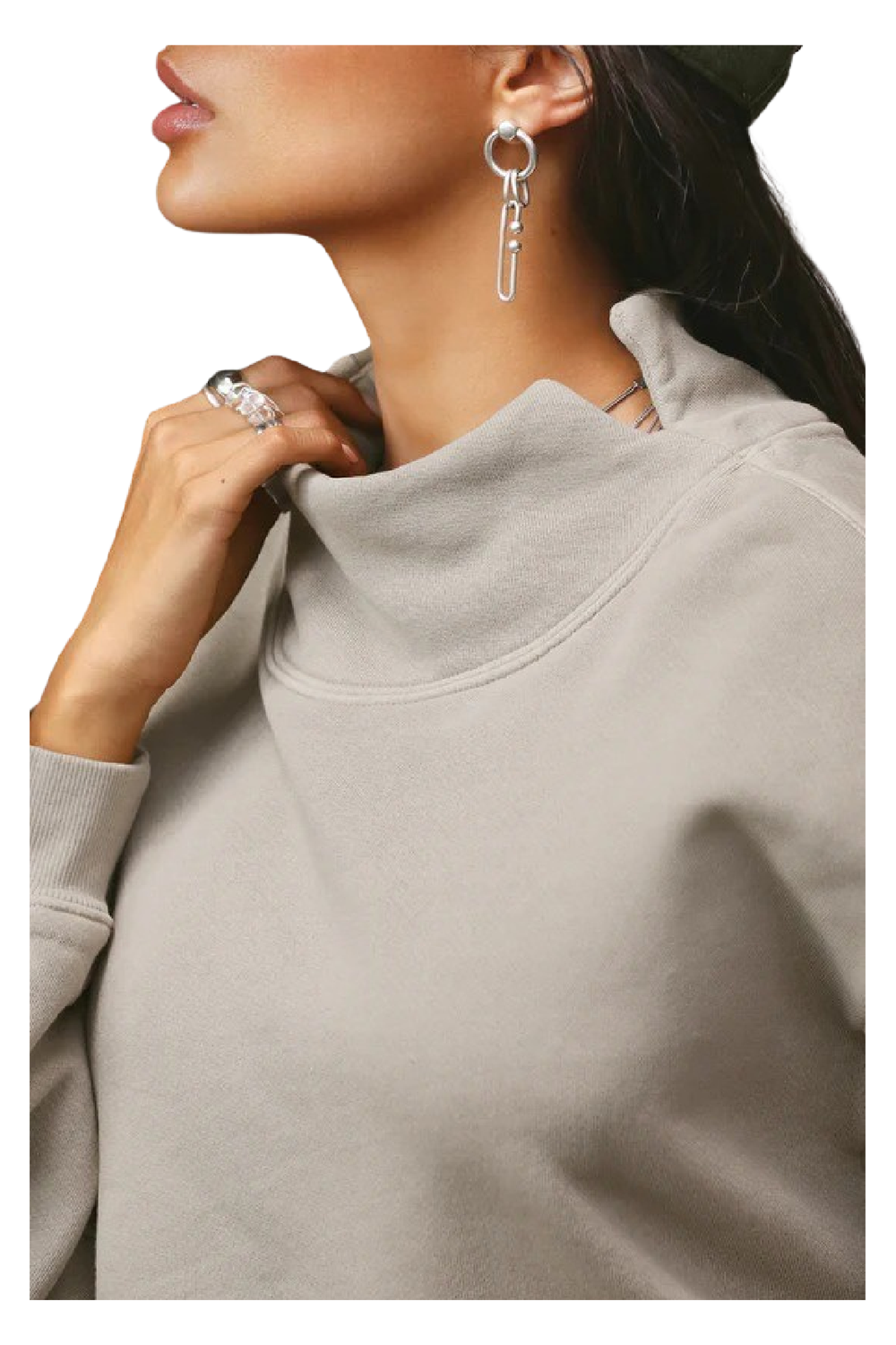 Turtleneck Sweatshirt