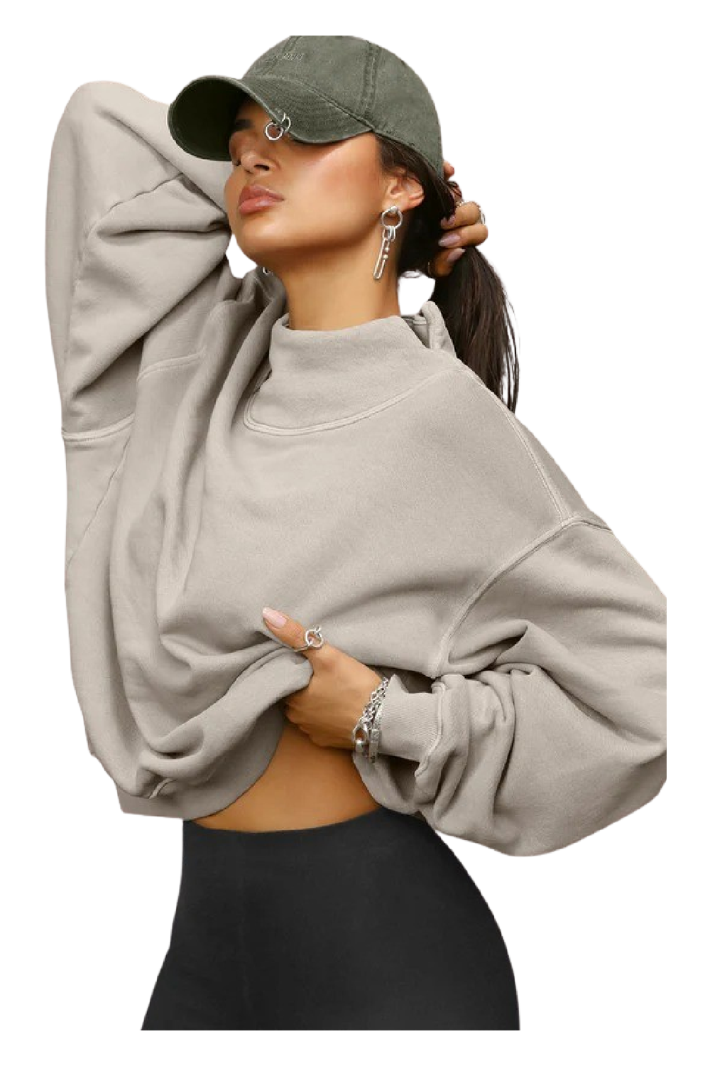 Turtleneck Sweatshirt