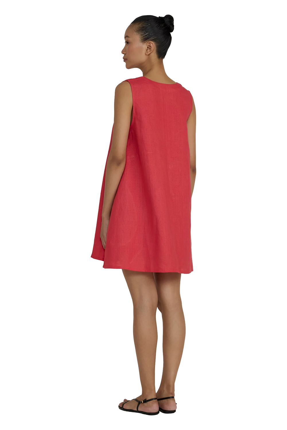 V Neck Mini Dress