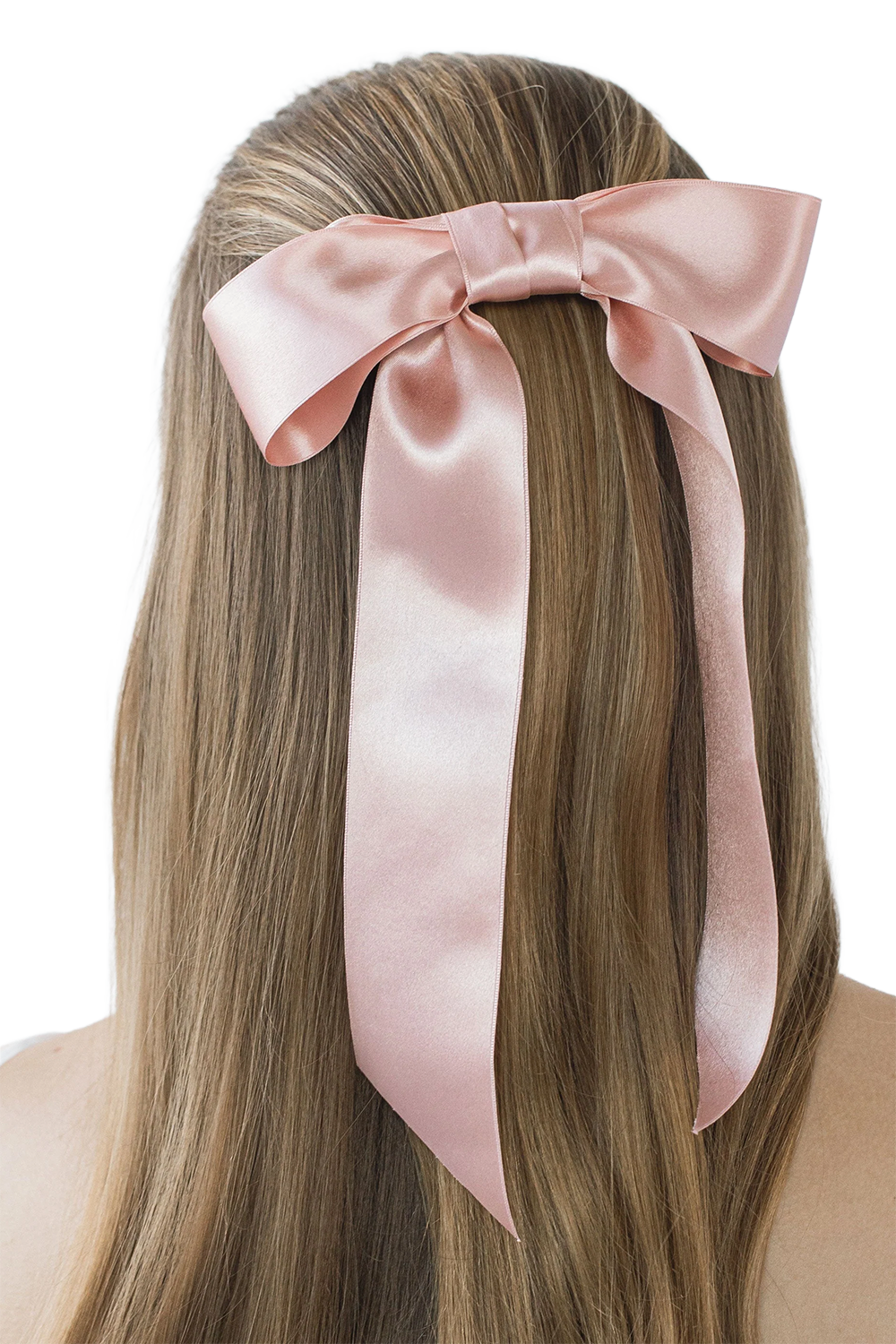 Virginia Bow Barrette - Blush
