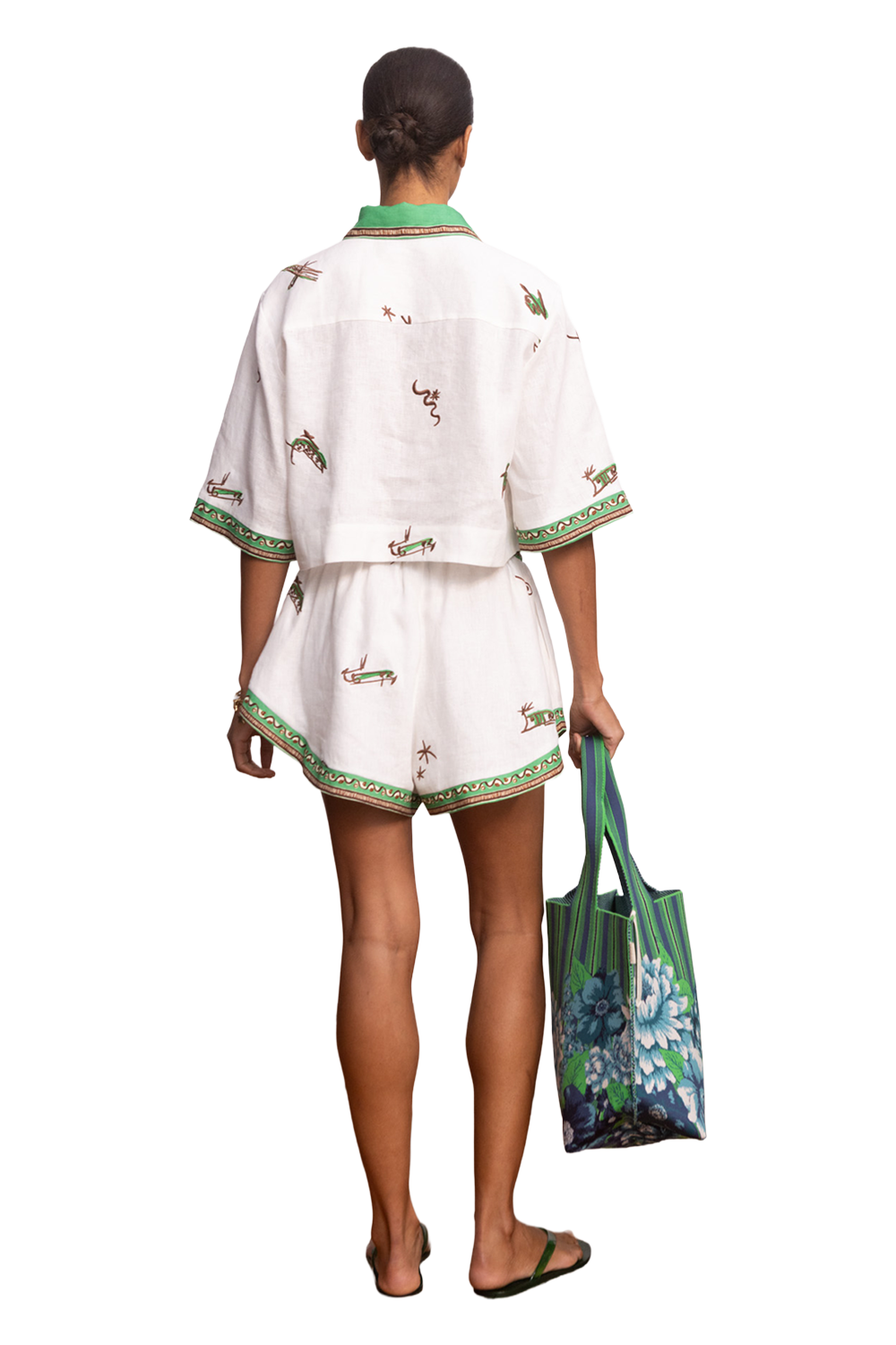Wanda Embroidered Short