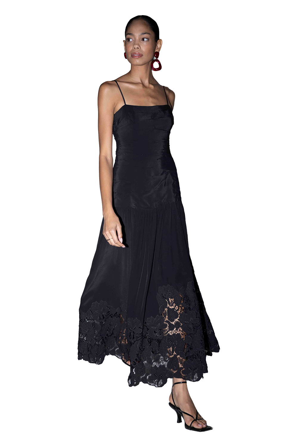 Ziva Ruched Midi Dress