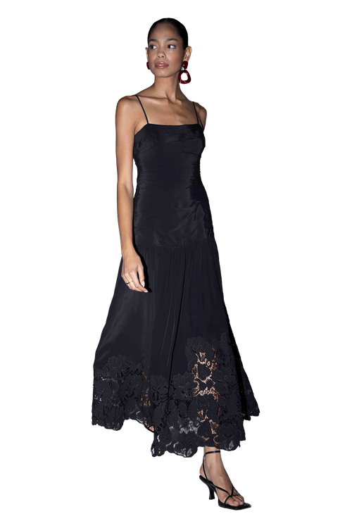 Ziva Ruched Midi Dress